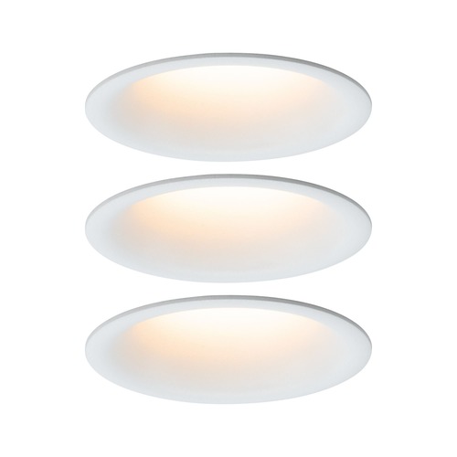 Koupelnová - P 93419 Vestavné svítidlo LED Cymbal 3x6,5W bílá mat proti oslnění stmívatelné - PAULMANN - foto 1