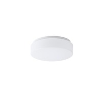 Kruhová - OS DEL71468 DELIA 1A stropní/nástěnné plastové svítidlo bílá IP54 3000/4000 K 7W LED - OSMONT