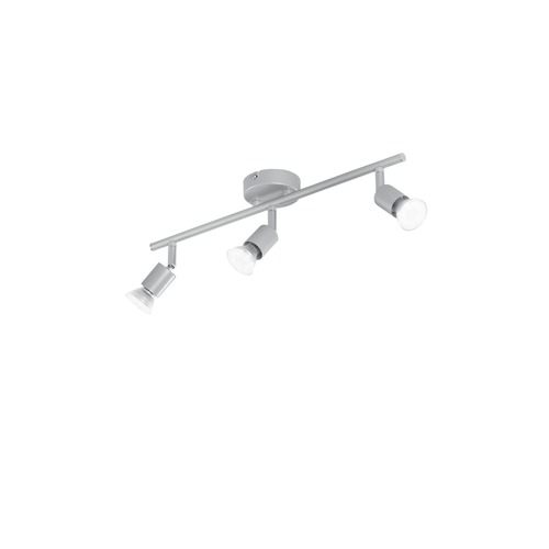 Bodová - FAN SPOT-COOPER-3 Spotové svítidlo SPOT LED COOPER stříbrná 3xGU10 LED 5 W 400 LM 2700 K 48x8,5x14 cm - FANEUROPE - foto 1