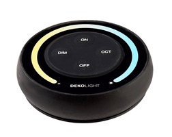 Ovladače a stmívače pro jednobarevné LED pásky - IMPR 843509 Deko-Light RF-smart, dálkové ovladání, černá, 1 zóna, Single/CCT, IP20