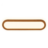 Koupelnová - BRI 2193014 BRILONER Pil svítidlo k zrcadlu - 10W, 1200lm, LED, přímé a nepřímé osvětlení, 35cm, teplá bílá, barva dřeva 2193014