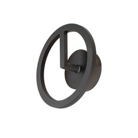 Nástěnná - LA 1007918 Q-RING nástěnné svítidlo, 3000 K FÁZE, IP65, černá - BIG WHITE (SLV)