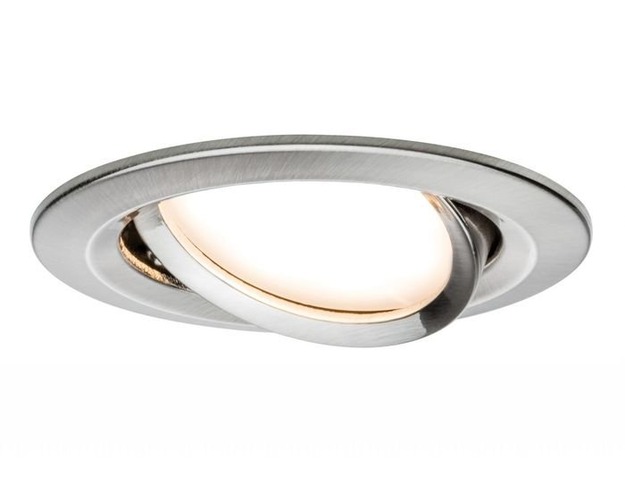 Koupelnová - P 93878 Zápustné svítidlo LED Coin Slim IP23 kulaté 6,8W železo 3ks stmívatelné, výklopné - PAULMANN - foto 1