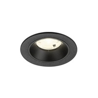 Kruhová - LA 1009469 NUMINOS® S Stropní vestavné svítidlo, 4000 K, 20°, IP20, kulaté, černé - BIG WHITE (SLV)