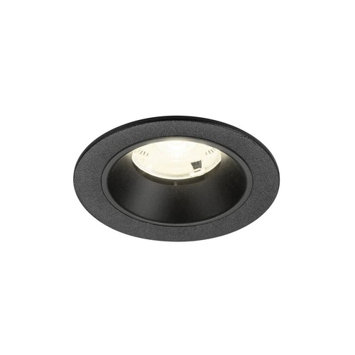 Kruhová - LA 1009469 NUMINOS® S Stropní vestavné svítidlo, 4000 K, 20°, IP20, kulaté, černé - BIG WHITE (SLV) - foto 1