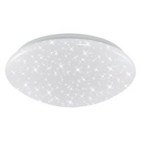 Kruhová - BRILO 3320-016 LED stropní svítidlo hvězdné nebe, pr. 28 cm, 12 W, bílé - BRILO