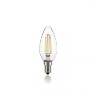 E14 - ILUX 153933 LAMPADINA CLASSIC E14 4W OLIVA TRASPARENTE 4000K - IDEALLUX