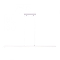 Podélná - PN 8377-55 PURE-LITE LED závěsné svítidlo 160cm s nastavitelnou barvou světla 2700/3800/5000K a bezdotykovým stmívačem hliník - PAUL NEUHAUS