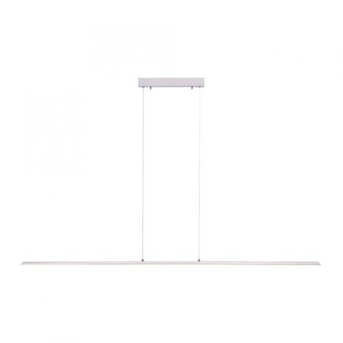 Podélná - PN 8377-55 PURE-LITE LED závěsné svítidlo 160cm s nastavitelnou barvou světla 2700/3800/5000K a bezdotykovým stmívačem hliník - PAUL NEUHAUS - foto 1