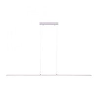 Podélná - PN 8377-55 PURE-LITE LED závěsné svítidlo v barvě oceli 160cm s nastavitelnou barvou světla 2700/3800/5000K a bezdotykovým stmívačem - PAUL NEUHAUS