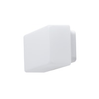 Hranatá - OS JEN59235 JENA 1 stropní/nástěnné skleněné svítidlo bílá IP43 3000 K 8W LED (původní kód OS 59235) - OSMONT