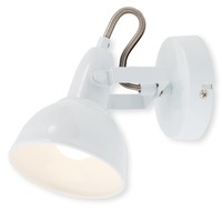 Bodová - BRILO 2049-016 Bodové svítidlo pr. 10 cm 1x E14 40W bílé - BRILO