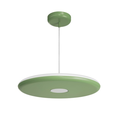 Kruhová - OS ZET60092 ZETA ST2 PF závěsné plastové svítidlo zelená / bílá IP40 3000 K 38W LED - OSMONT - foto 1