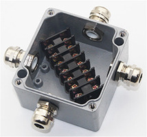 Spotřební materiál a příslušenství - Vodotesný hliníkový box svorkovnice 4 terminály IP68