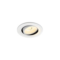 Kruhová - LA 1009521 NUMINOS® MOVE S Stropní vestavné svítidlo, 3000 K, 55°, IP20, kulaté, bílé - BIG WHITE (SLV)