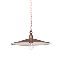 Kónická - ILUX 112732 Závěsné svítidlo Ideal Lux Cantina SP1 rame 112732 měděné 35cm   - IDEALLUX