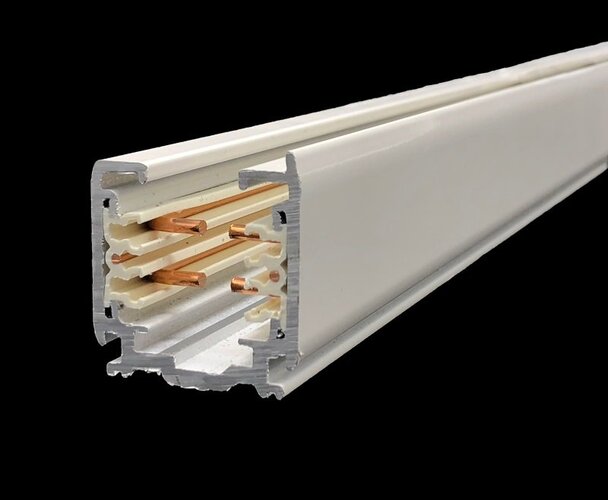 Lišty a příslušenství NORDIC - LI XTSC6200-3 AKCE - Lišta XTSC 6200-3, 2m Nordic 3-fázová DALI bílá - LIVAL - foto 1