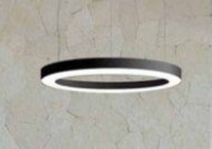 Kruhová - BPM 10193.95.PN.BK.OP.3K Závěsné svítidlo ALBERTA S-LIGHT černé LED 51,2W 950mm OPAL 3000K (starý kód: BPM 10193.05.BK.OP.3K) - BPM - foto 1