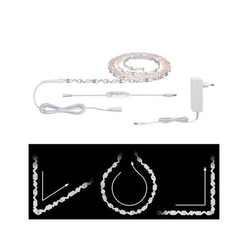 Dekorační - P 78963 FlexLED 3D základní sada 5m teplá bílá - PAULMANN - foto 1