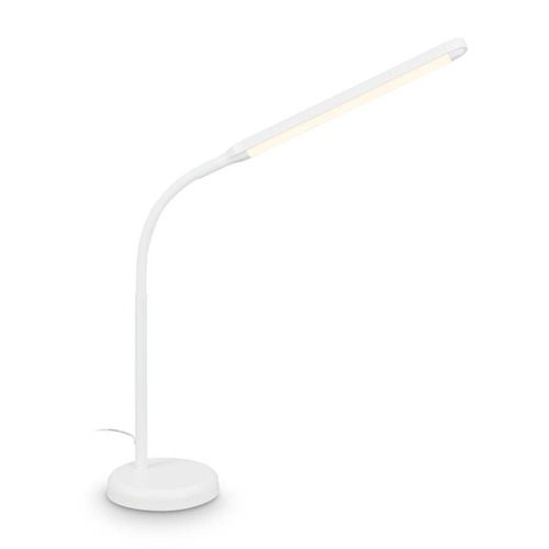 Stolní lampy pracovní - BRILO 7660016 Mura stolní lampička - 6W, 600lm, LED, stmívatelné, dotykový vypínač, nastavitelné, bílá - BRILO - foto 1