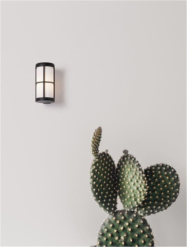 Nástěnná - NV 9002851 Venkovní nástěnné svítidlo STONE černý hliník a akryl E27 1x12W 220-240V IP54 bez žárovky - NOVA LUCE - foto 1