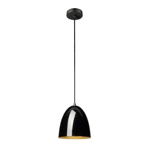 Kónická - LA 1008129 PRO CONE 20 závěsné svítidlo, délka závěsu 250 cm, E27, 1x max. 60 W, zlatá / černá - BIG WHITE (SLV) - foto 1