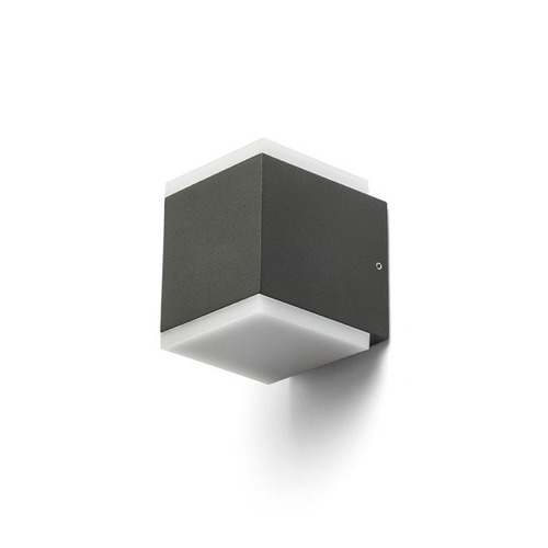 Nástěnná - RED R13569 TIRAS II nástěnná antracitová mléčný akryl 230V LED 2x6W IP54 3000K - RED - DESIGN RENDL - foto 1