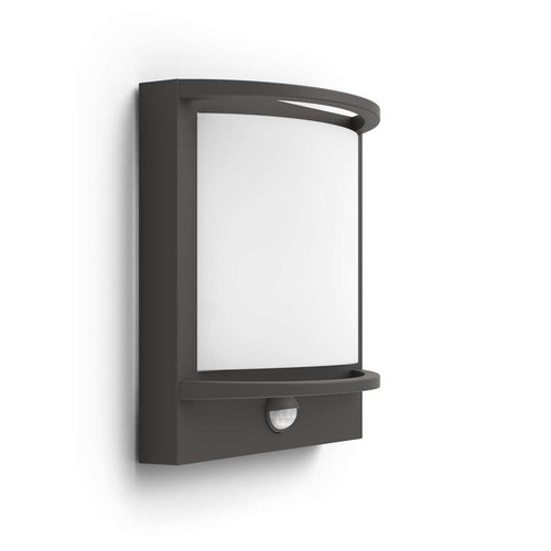 Nástěnná - PH 17392/93/P0 LED Venkovní nástěnné svítidlo Samondra s pohybovým čidlem 17392/93/P0 antracitové 2700K - PHILIPS (915005554501) - foto 1