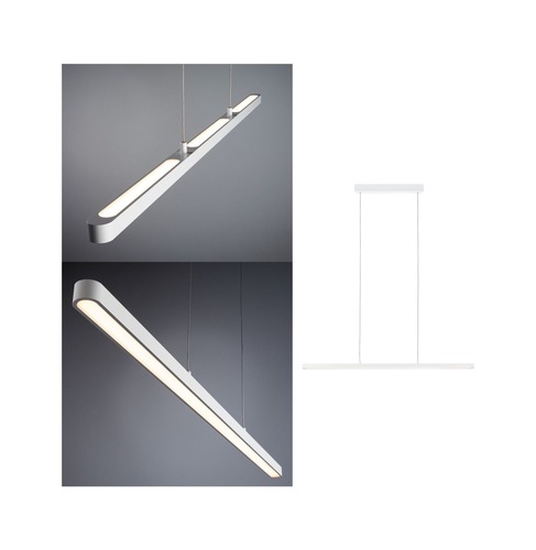 Podélná - P 79901 LED závěsné svítidlo Lento 2700K 42W bílá - PAULMANN - foto 1