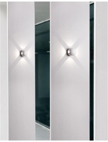 Nástěnná - NV 852436 Venkovní nástěnné svítidlo COMO bílý hliník a sklo LED 4x1W 3000K 220-240V 4x51st. IP54 světlo ve čtyřech směrech - NOVA LUCE