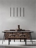 Podélná - NV 9540202 AKCE - Závěsné svítidlo DANDIA černý hliník LED závěsné svítidlo 27W 3000K - NOVA LUCE