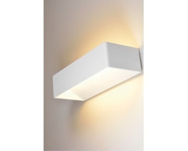 Nepřímé osvětlení - KHL K50710.02.WS.WH-WH.ST.8.30 507102WWW3   Nástěnné svítidlo SASHA bílé LED 10W 3000K 250X100mm hranaté - KOHL-Lighting (starý kód: KHL K50711.W.3K) - foto 1