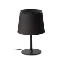 Stolní lampy dekorační - FARO 20305-83 SAVOY černá stolní lampa - FARO