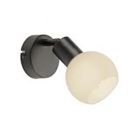 Bodová - LD 12150-18 LOKI LED nástěnné a stropní svítidlo 1 ramenné černé otočný spot 3000K - JUST LIGHT