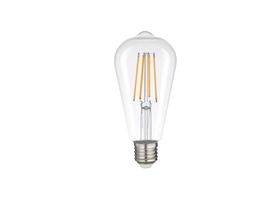 E27 - FAN LUXA-E27HL-ST64-4F Žárovka LED LUXA, ST64 E27 4W 840lm 6500K 300° 64x146 mm 30000 h CRI 80 - FANEUROPE