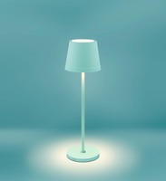 Na stůl - CEN LMPT-023827 Nabíjecí stmívatelné LED svítidlo LUME PLUS tyrkysová 2,2W 2700K IP54 USB Ra95 - CENTURY
