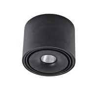 Downlight - AZZ AZ3468 LED Stropní přisazené svítidlo Azzardo Boston Tube black AZ3468 10W 810lm 3000K IP20 8,2cm černé stmívatelné - AZZARDO