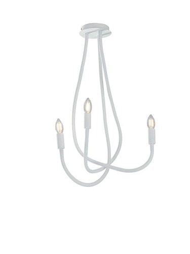 Dekorativní - FAN I-LOVER-3-BCO Stropní svítidlo Lover, bílé, 3 x E14, 15 x 15 x 100 cm - FANEUROPE - foto 1