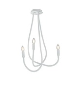 Dekorativní - FAN I-LOVER-3-BCO Stropní svítidlo Lover, bílé, 3 x E14, 15 x 15 x 100 cm - FANEUROPE