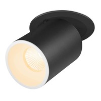 Kruhová - LA 1007054 NUMINOS® PROJECTOR L stropní zápustné svítidlo, 3000 K, 55°, válcové, černé/bílé - BIG WHITE (SLV)