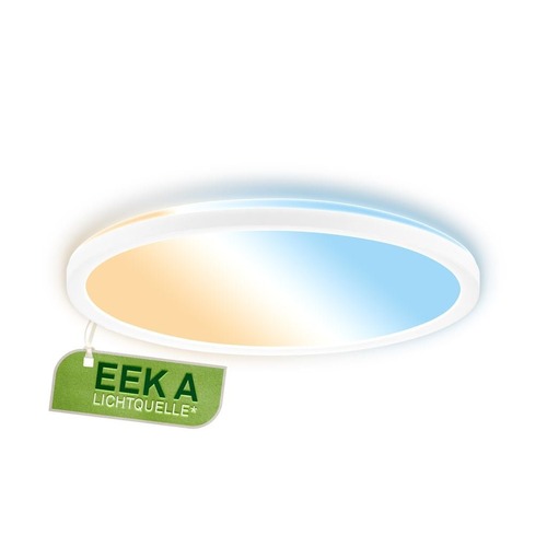 Kruhová - BRILO 3883016 AKCE - Tava A svítidlo LED panel pr.29,3 cm - 11W, 2400lm, energetická třída A, stmívatelné, CCT, bílé - BRILO - foto 1