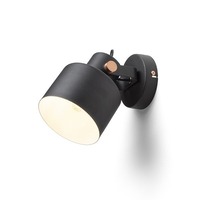 Bodová - RED R13902 CELEIA přisazená matná černá česaná měď 230V E27 40W - RED - DESIGN RENDL