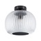 Kruhová - P 71146 LED stropní svítidlo Ruya IP44 E27 230V max. 60W sklo/černá mat - PAULMANN