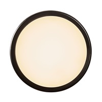 Nástěnná - NOR 2019161003 Cuba Outdoor Energy Round venkovní nástěnné svítidlo černá - NORDLUX
