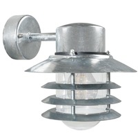 Nástěnná - NOR 74461031 Venkovní nástěnné svítidlo Vejers 1x60W E27 galvanizovaná čirá - NORDLUX