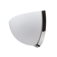 Dekorativní - OS NEL44608 NELA DL3 nástěnné skleněné svítidlo nerez / bílá IP43 2x25W E27 - OSMONT