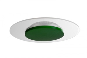 Kruhová - IMPR 620035 Deko-Light stropní přisazené svítidlo Zaniah 12W, kryt listová zelená 220-240V AC/50-60Hz 12,00 W 3000 K 1512 lm bílá
