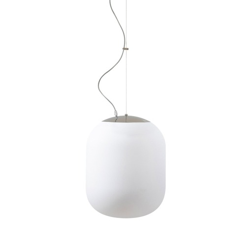 Koule - OS TAN62372 TANIA L2 HP závěsné skleněné svítidlo nerez / bílá IP40 3000 K 59W LED - OSMONT - foto 1