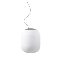Koule - OS TAN62372 TANIA L2 HP závěsné skleněné svítidlo nerez / bílá IP40 3000 K 59W LED - OSMONT