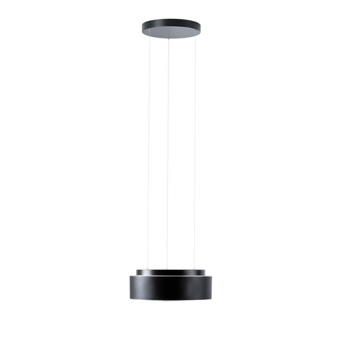 Kruhová - OS ERI70427 ERIS LEC2 závěsné skleněné svítidlo černá / bílo - černá IP40 3000 K 19W LED DALI (původní kód OS 70427) - OSMONT - foto 1
